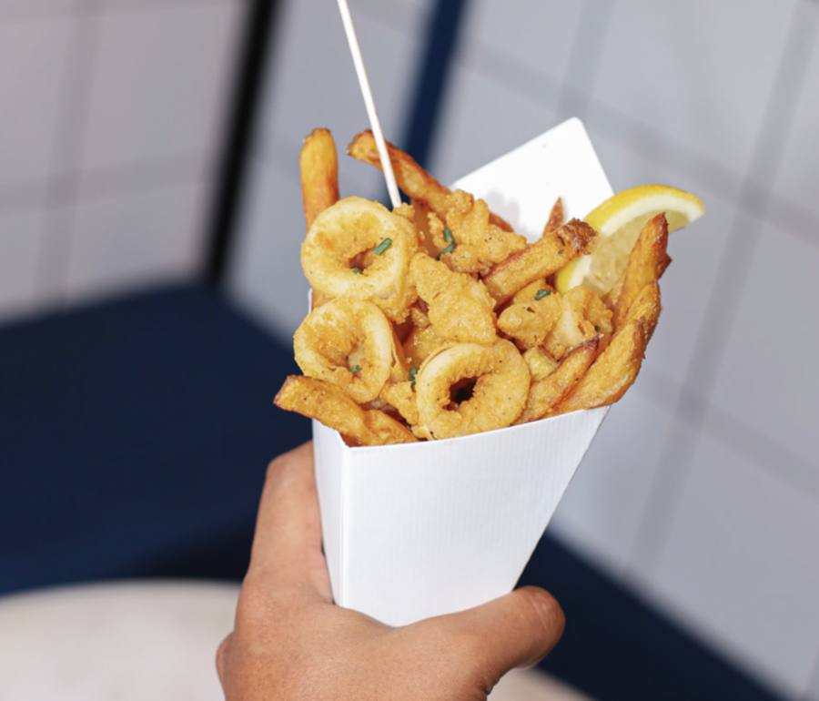 Squid Fritti Cone