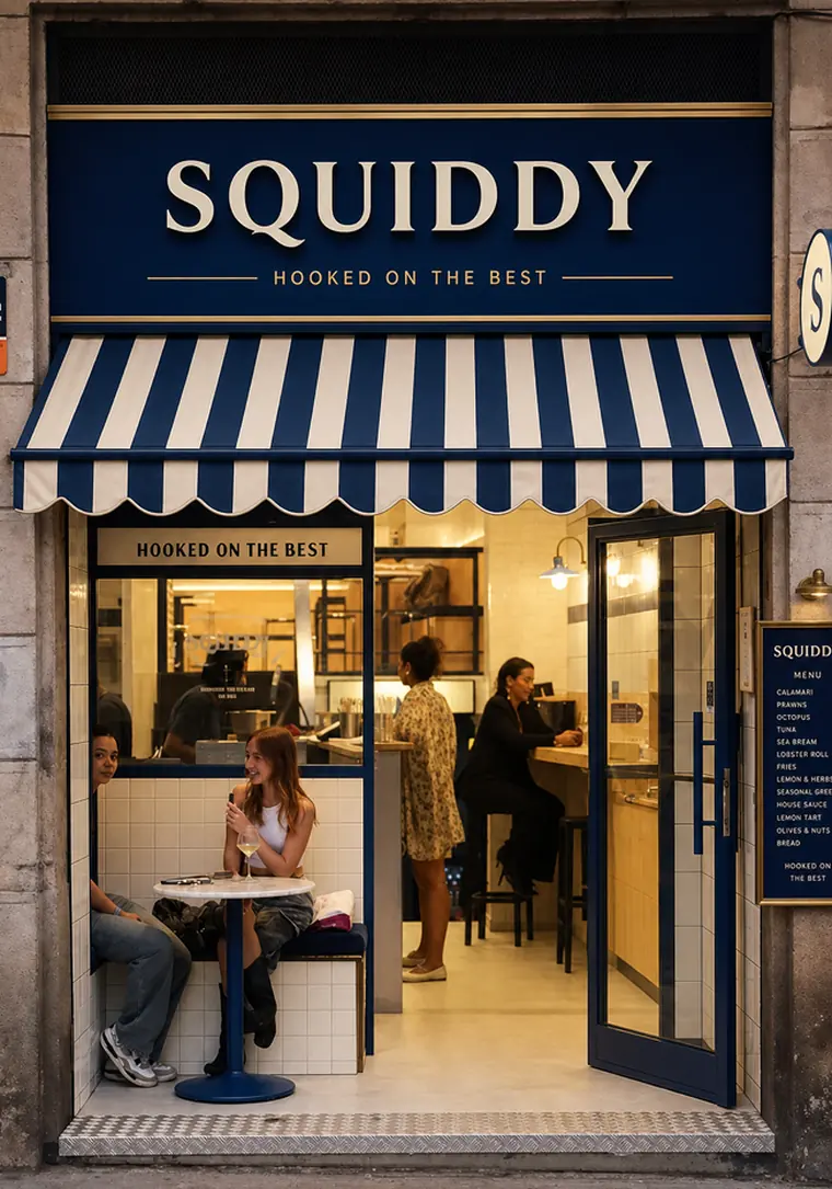 Squiddy storefront, direction 7: Classic house